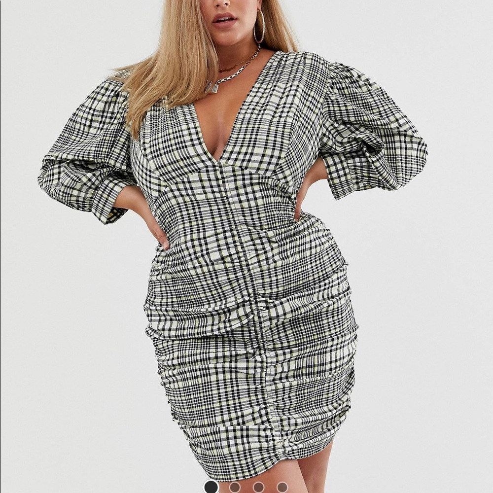 ASOS Ruched Mini Dress Never Worn